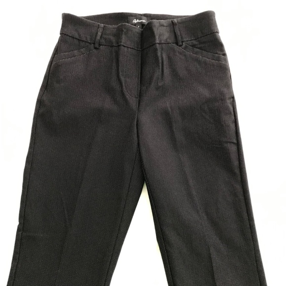 Reitmans Ankle Cut Dotted Pants Size 8 Black - Picture 3 of 7